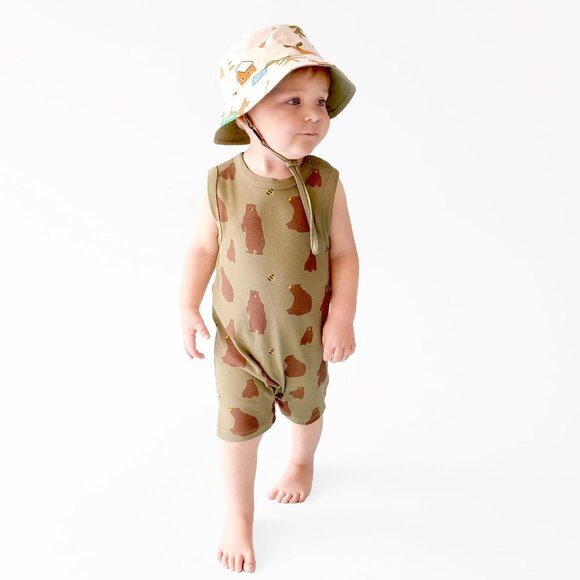 Organic Tank Rompers - Signature Prints - Picture 2 of 4